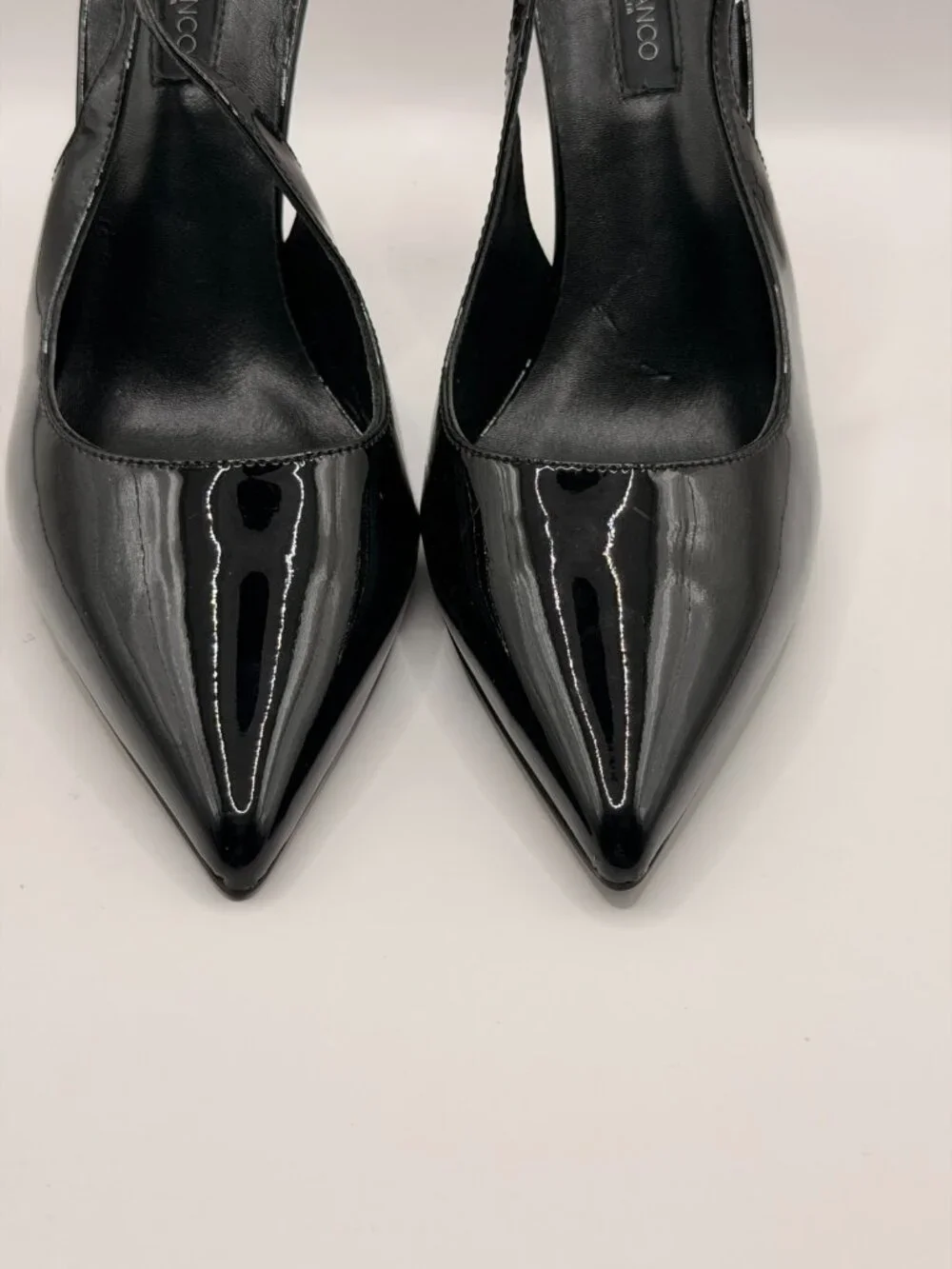 Tony Bianco Womens Asti Sling Back Sexy Black High Heel Slingback Sz 9.5